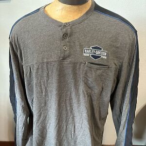 Harley Davidson Men’s 3XL Three Button Long Sleeve Shirt Tuscaloosa Alabama